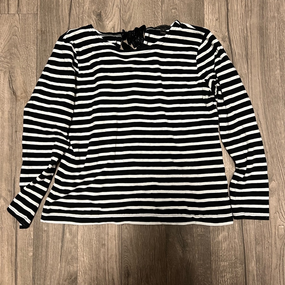 J. Crew Bow Back Shirt